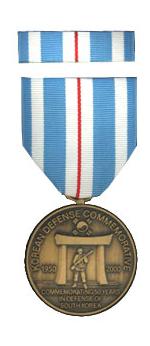 50th Anniversary Korean Defense Commemorative Medal Cased