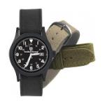 Smith & Wesson® Military Watch with Three Straps (Black Face)