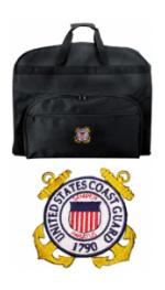 Coast Guard Garment Bag(Black)