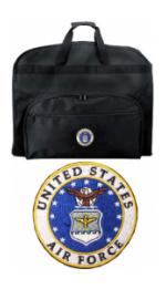 Air Force Garment Bag(Black)