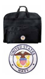 Navy Garment Bag(Black)