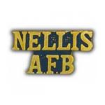 Air Force Scripted Nellis AFB Pin