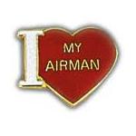 I Love My Airman Pin