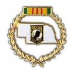 POW * MIA Nebraska Pin