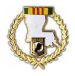 POW * MIA Louisiana Pin