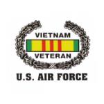 Vietnam Veteran Wreath U.S. Air Force Inside Window Decal