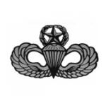 Master Paratrooper Inside Window Decal