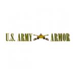 U.S. Army Armor Outside Window Decal