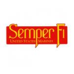 Semper Fi Outside Window Decal