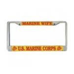 US Marine Corps Marine Wife License Plate Frame