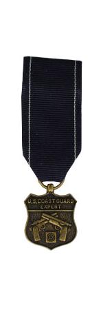 Coast Guard Expert Pistol Shot Medal (Miniature Size)