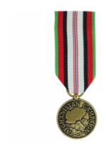 Afghanistan Campaign Medal (Miniature Size)