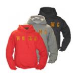 USMC Lettered Hooded Long Sleeve Sweatshirt