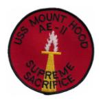 USS Mount Hood AE-11 Ship Patch