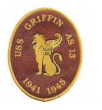 USS Griffin AS-13 Ship Patch