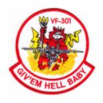 Navy Fighter Squadron VF-301 Patch