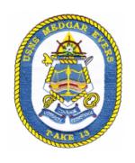 USNS Medgar Evers T-AKE-13 Patch