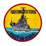 USS Fletcher DD-445 Ship Patch