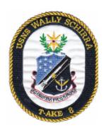 USNS Wally Schirra T-AKE-8 Patch