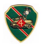 USMC 4th Tank Battalion Patch