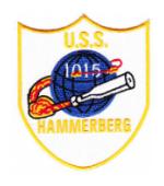 USS Hammerberg DE-1015 Ship Patch