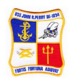 USS John R. Perry DE-1034 Ship Patch