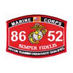 USMC MOS 8652 Recon Training Parachute Qualified Patch