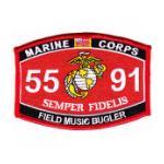 USMC MOS 5591 Field Music Bugler Patch