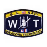 USN RATE WT Weapons Technician Patch
