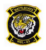 Navy Helicopter Anti-Submarine Squadron HSL-43 Patch