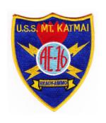 USS Mount Katmai AE-16 Ship Patch