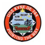 USS Kyne DE-744 Ship Patch