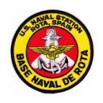 Naval Station Rota Spain Patch