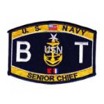 USN RATE BT Boiler Technician Senior Chief Patch