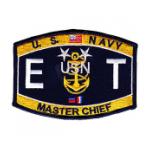 USN RATE ET Electronics Technician Master Chief Patch