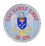 USS Harold E. Holt DE-1074 Ship Patch