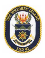USS Whidbey Island LSD-41 Ship Pztch
