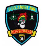 Army C Company 2-101st Aviation Regiment Patch (Ghostriders)