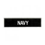 Navy Plastic Name Plate