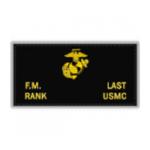 U.S. Marine Black Leather Flight Badge