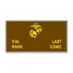 U.S. Marine Brown Leather Flight Badge