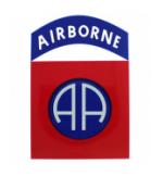 82nd Airborne Outside Window Sticker
