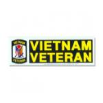 Vietnam Veteran Bumper Sticker