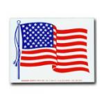 American Flag Bumper Sticker