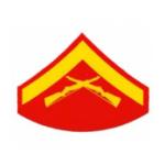 US Marines E-3 Lance Corporal Outside Window Decal