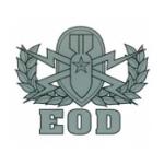 EOD (All Services) Outside Window Decal