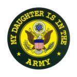 My Daughter Is In The Army Outside Window Decal