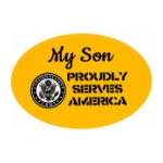 My Son Is In The Army Outside Window Decal