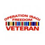 Operation Iraqi Freedom Veteran Outside Window Decal