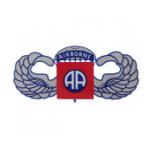 82nd Airborne Division Outside Decal with Paratrooper Wing Backing